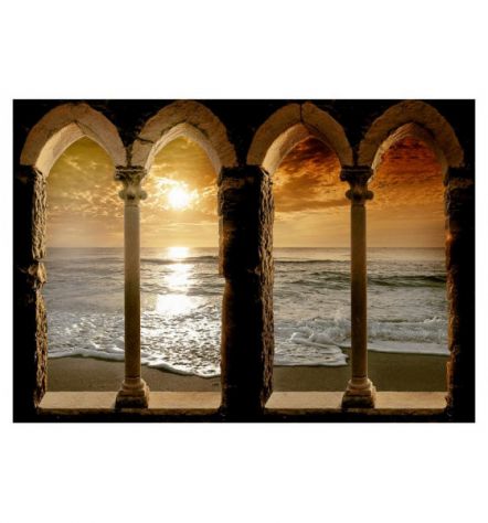 Fotomurale Adesivo Con Quattro Archi Al Tramonto Arredalacasa - Foto 2