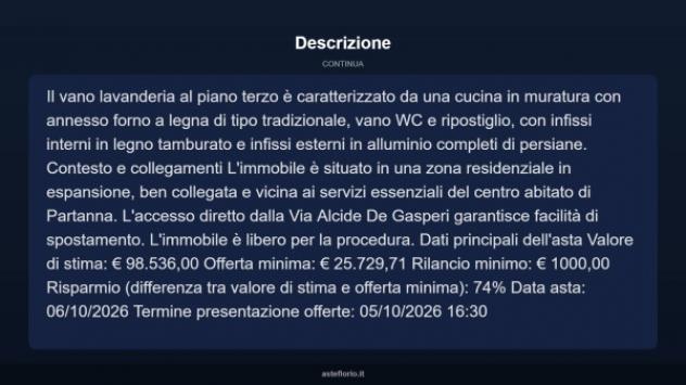 Immobile in asta di 218 m² con più di 5 locali in vendita a Partanna - Foto 17