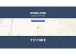 Immobile in asta di 178 m², box auto in vendita a Roma