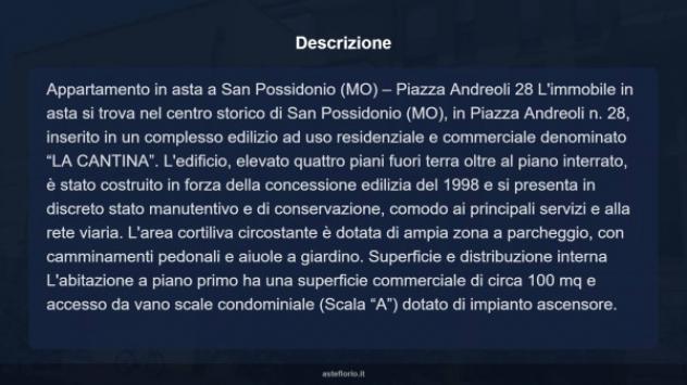 Immobile in asta di 82 m², box auto in vendita a San Possidonio - Foto 4