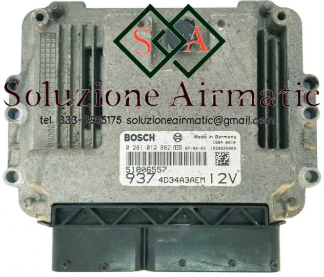 0281012882 51806557 Alfa 159 2.4 centralina motore Bosch