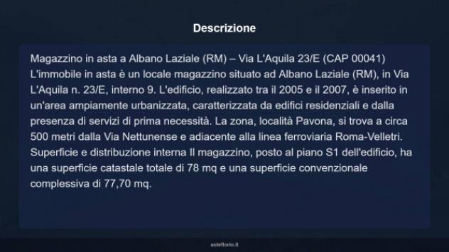 Immobile in asta di 78 m² in vendita a Albano Laziale - Foto 9