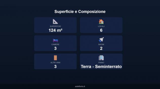 Immobile in asta di 124 m² con più di 5 locali e box auto in vendita a Amelia - Foto 17