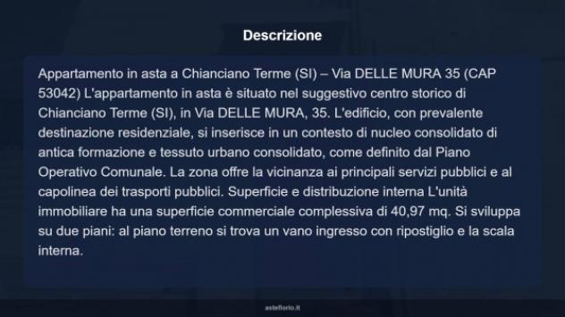 Immobile in asta di 40 m² in vendita a Chianciano Terme - Foto 9