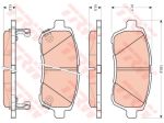 Trw Pattini Freno Daihatsu Materia (M4_) 1.3 Gdb3437
