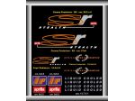 Kit di adesivi aprilia sr stealth world champion