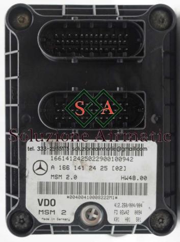 Mercedes Classe A W168 1.9 centralina motore A1661412425