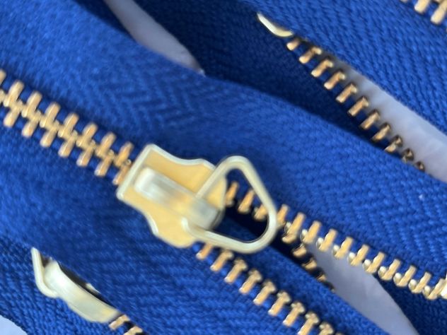 X85 Cerniere metallo senza tiretto cm 18 col. Azzurro – Pz. 10 - Foto 6