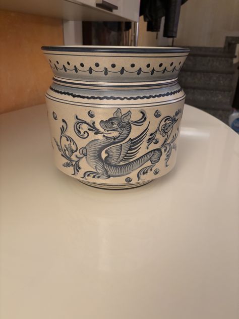 UN VASO COME NUOVO MA VINTAGE ANNI 70/80,IN CERAMICA,MARCA DERUTA MADE IN ITALY - Foto 7