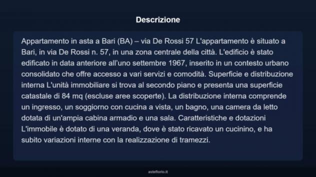 Immobile in asta di 84 m² in vendita a Bari - Foto 12