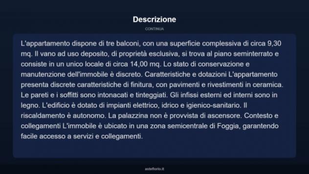 Immobile in asta di 90 m² in vendita a Foggia - Foto 11
