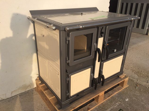 Stufa Cucina economica ceramica ghisa 16 kw