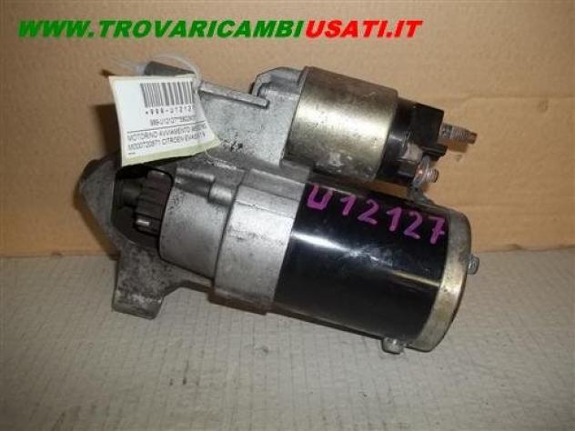 MOTORINO AVVIAMENTO 9656262780 M000T20871 CITROEN EVASION 1.9 TD  Parti elettriche  Impianto elettrico  Elettrico motore   CITROEN - BERLINGO - 01-10-