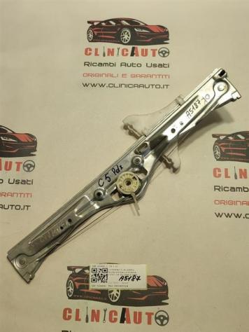 MECCANISMO ALZAVETRO POST. DX CITROEN C5 Berlina 2° Serie 922467 DW10BTED4 (0408)