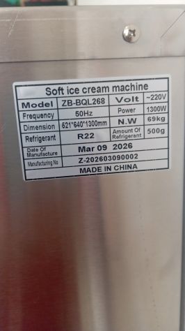 Cedo 2 macchine per gelati soft