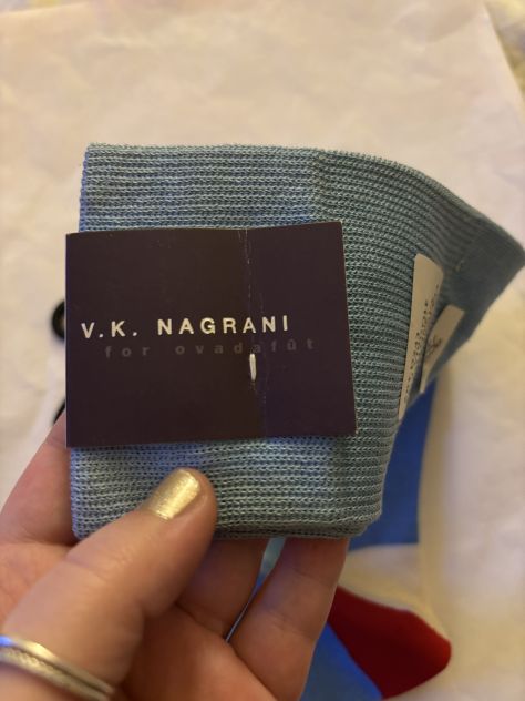 CALZE NUOVE CON CARTELLINO DA UOMO FIRMATE ORIGINALI”VK NAGRANI”MADE IN ITALY - Foto 4