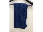 Sciarpa Artigianale - 246x17 cm - Blu Scuro - 100% Pura Lana - Hand Made