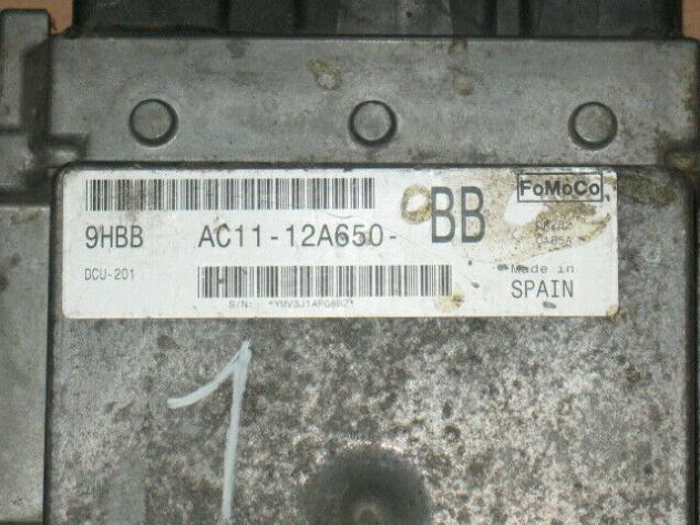 AC1112A650BB Ecu centralina ford transit 2.2 9hbb ac11-12a650-bb dcu-201 - Foto 2
