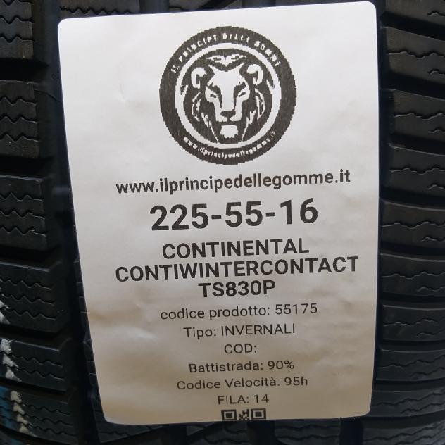 2 GOMME 225 55 16 CONTINENTAL A55175 - Foto 2