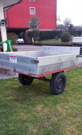 Carrello Trainato Per Motozappa Motocoltivatore O Trattore Usato - Foto 4