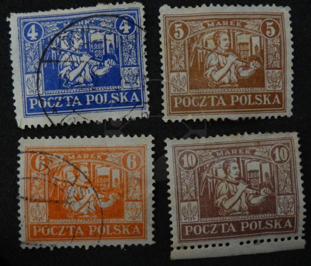 ALTA SLESIA 1922 francobolli lotto di 16 - Foto 3