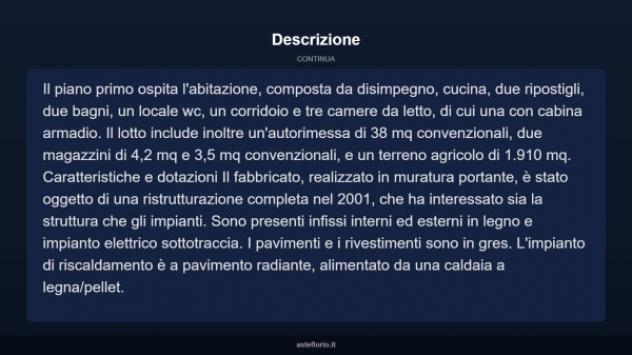 Immobile in asta di 383 m², box auto in vendita a Peccioli - Foto 14