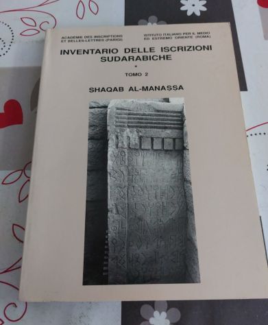 Inventario delle iscrizioni sudarabiche, tomo 2 : Shaqab al-Manassa., 1993