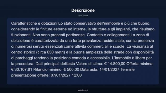 Immobile in asta di 48 m² in vendita a Gravina in Puglia - Foto 6