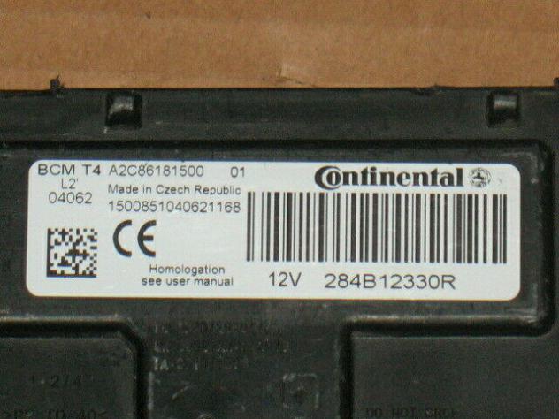 284B12330R Renault duster sandero logan bcm t4 a2c86181500 284b12330r - Foto 2