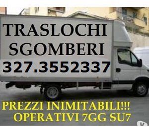 TRASLOCHI SMALTIMENTI MOBILI ROMA SGOMBERI TRASPORTI 7GG SU7