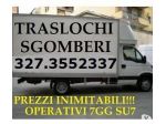 TRASLOCHI SMALTIMENTI MOBILI ROMA SGOMBERI TRASPORTI 7GG SU7