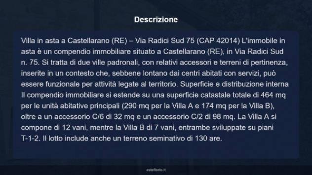 Immobile in asta di 464 m² con più di 5 locali e box auto in vendita a Castellarano - Foto 15