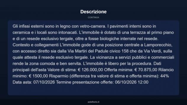 Immobile in asta di 127 m² in vendita a Lamporecchio - Foto 18