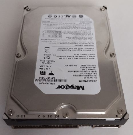 Hard disk Maxtor Diamond Max 21 STM3320820A TESTATO 3,5" PATA IDE - Foto 2