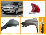 Peugeot 308 208  207 5008 3008 paraurti cofano fanale radiatore iniettore freni