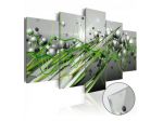 Quadro Verde Con Le Sfere Vetro Acrilico Cm.100x50 E 200x100