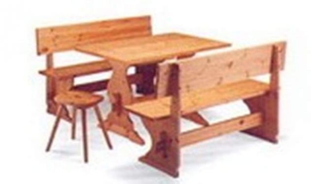 Arredo Pub: Set completi panche tavoli color miele cm180 nuovi
