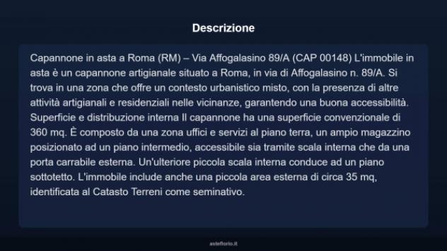 Immobile in asta di 360 m² in vendita a Roma - Foto 4