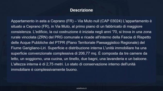 Immobile in asta di 206 m² con più di 5 locali in vendita a Ceprano - Foto 16
