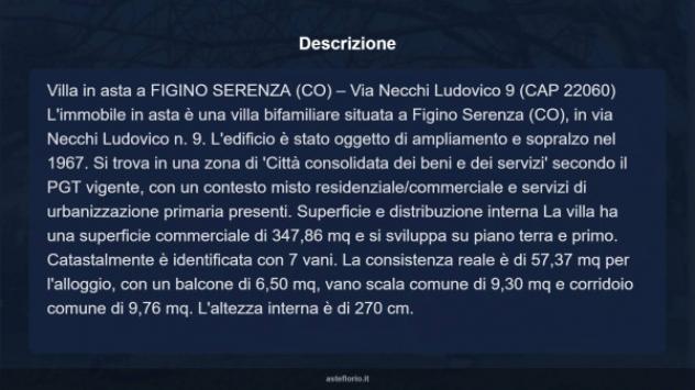 Immobile in asta di 347 m² con più di 5 locali in vendita a Figino Serenza - Foto 8