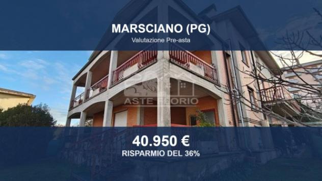Immobile in asta di 142 m² con più di 5 locali e box auto in vendita a Marsciano