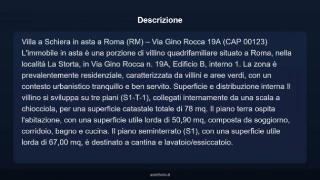 Immobile in asta di 78 m² in vendita a Roma - Foto 4