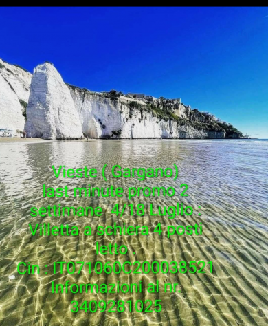 Vacanze a Vieste del Gargano Promo Luglio