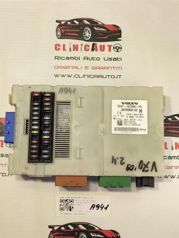 SCATOLA PORTA FUSIBILI VOLVO V70 3° Serie 7G9T-14C256-FA D5244T4 diesel 2401 (0716)