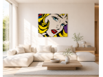 Quadro Roy Lichtenstein dipinto a mano
