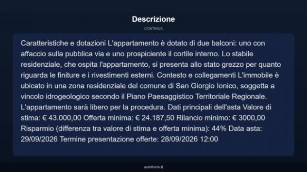 Immobile in asta di 52 m² in vendita a Sanza - Foto 5