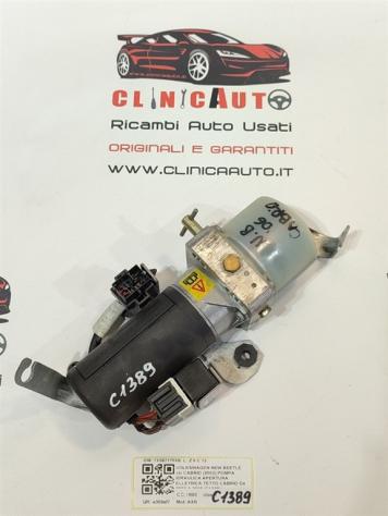 POMPA IDRAULICA APERTURA TETTO VOLKSWAGEN New Beetle Cabrio 1° Serie 1Y0871789B AXR (9810)