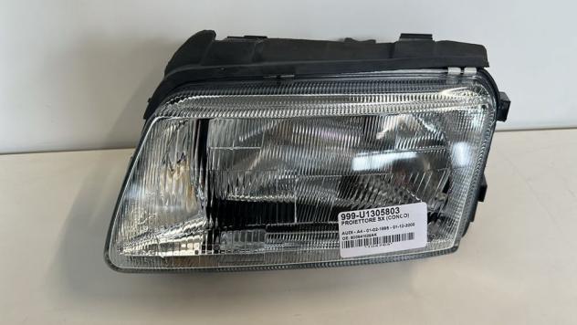 PROIETTORE SX (CONCO) 999-U1305803 Parti elettriche Fanaleria Proiettori Proiettore ant. AUDI - A4 - 01-02-1995 - 01-12-2000