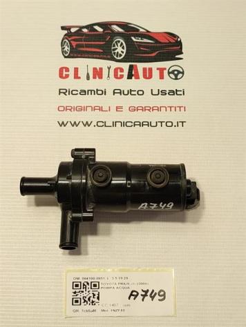 POMPA ACQUA TOYOTA Prius 1° Serie 064100-0951 1NZFXE gas 1497 (9704)
