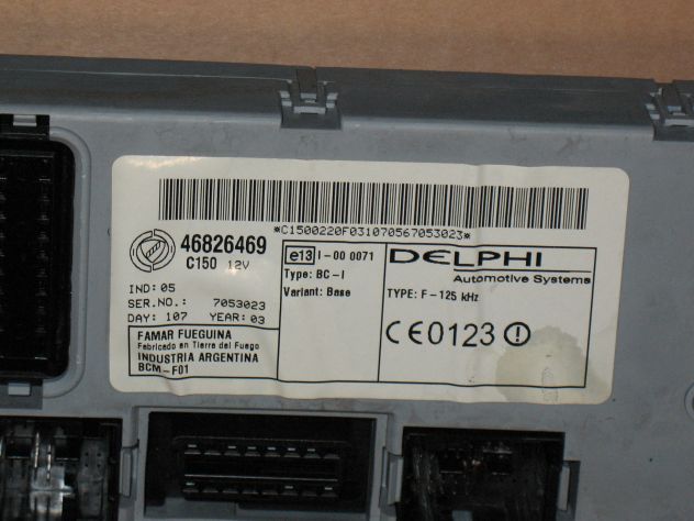 46826469 BODY COMPUTER FIAT STRADA 46826469 46826465 - Foto 2